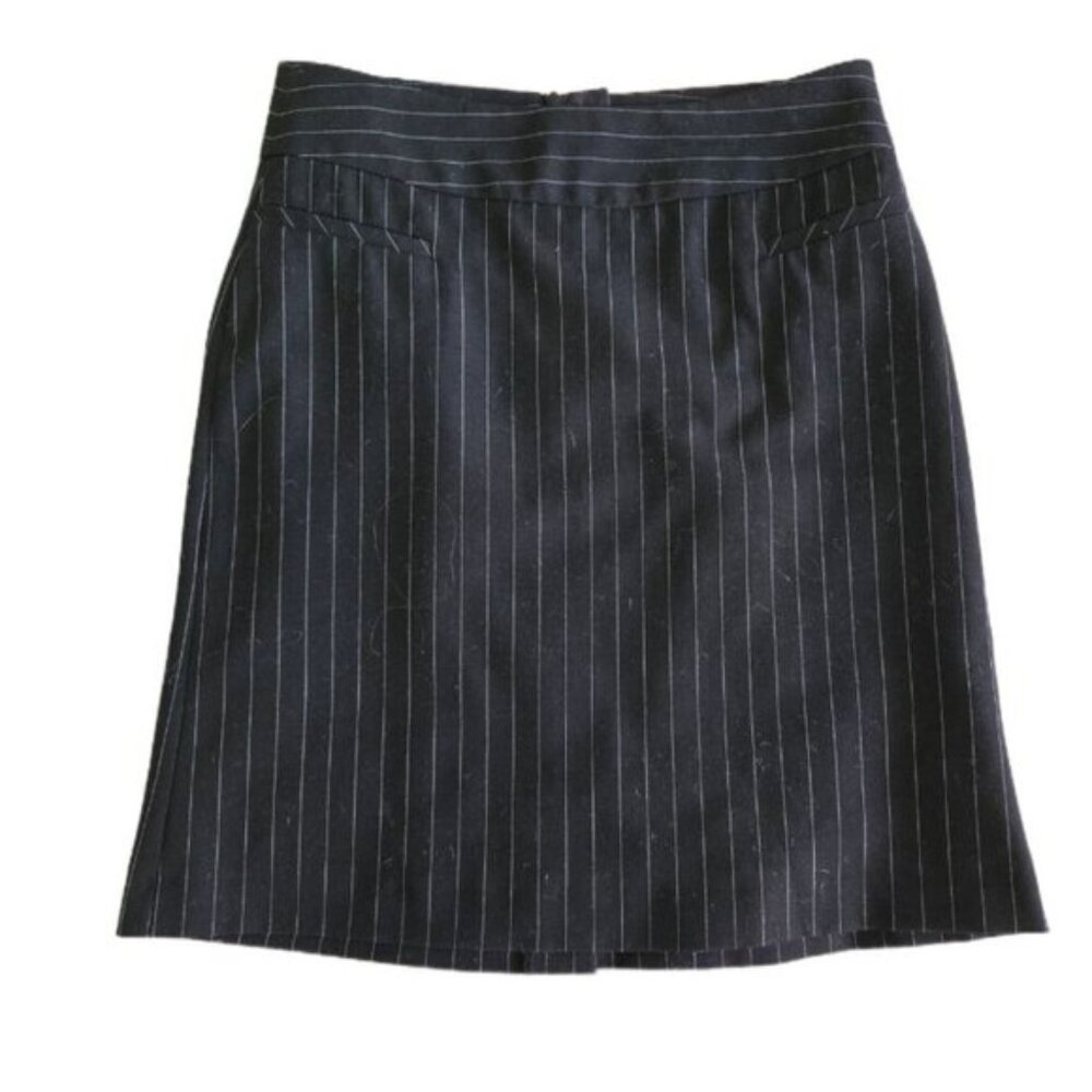 Mexx Black Pinstripe Skirt - US 2